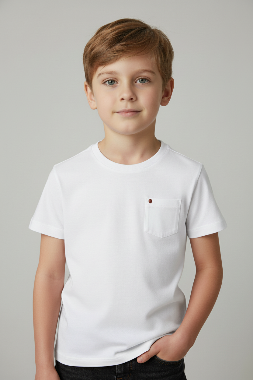 T-SHIRT CM COM BOLSO RIBITE